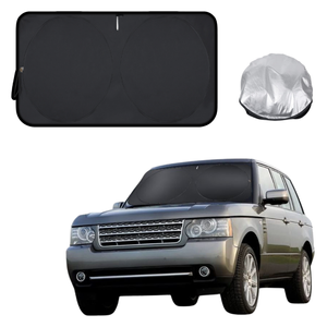Front Windscreen Sun Shade for Land Rover Range Rover 2002 - 2012 - Standard 150 x 85 cm - Black