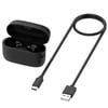 USB Charging Case Earbuds Box Black for Jabra Elite 5 True Wireless Earbuds Headphones