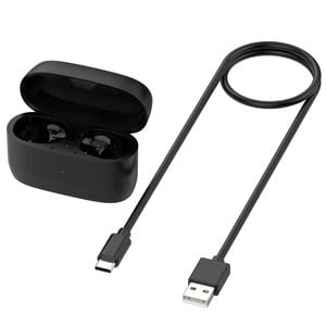 USB Charging Case Earbuds Box Black for Jabra Elite 5 True Wireless Earbuds Headphones