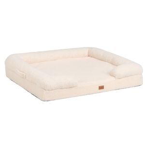 Tedi's Orthopedic Dog Calming Bed L in Cream