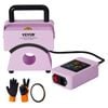 VEVOR Mini Hat Heat Press Machine Purple Caps with Integrated Control Panel for Home