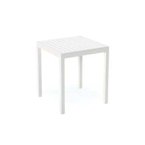 Halki Outdoor Table - Matte White - 77cm x 77cm