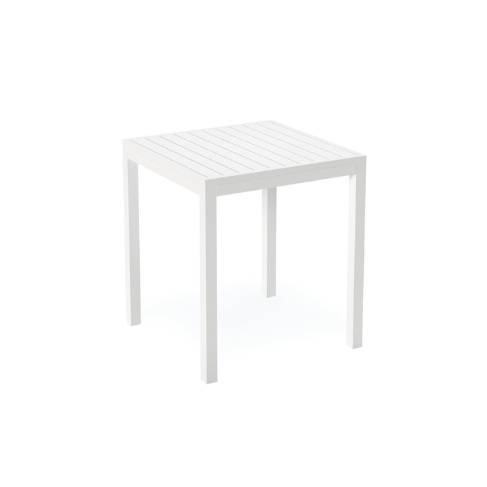 Halki Outdoor Table - Matte White - 77cm x 77cm