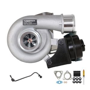 Upgrade Billet Turbo Charger With Genuine Oil Feed Pipe For Hyundai Santa Fe D4eb 2.2l