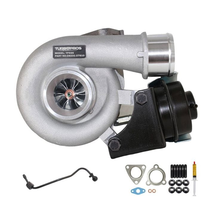 Upgrade Billet Turbo Charger With Genuine Oil Feed Pipe For Hyundai Santa Fe D4eb 2.2l