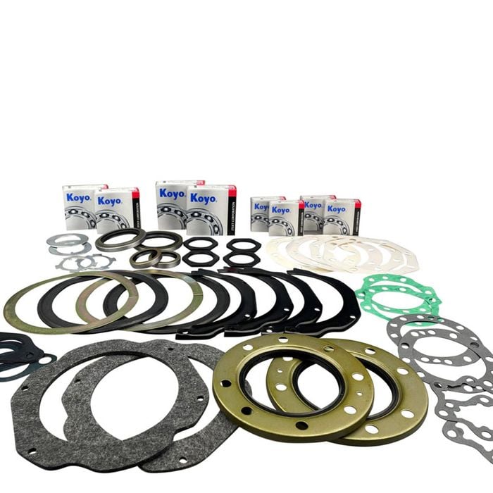 Swivel Hub Repair & Seal Kit w/ Wheel Bearings for Toyota Landcruiser FJ HDJ HZJ VDJ