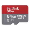 SanDisk Ultra 64GB MicroSD SDHC SDXC Memory Card [SDSQUAB-064G-GN6MN]