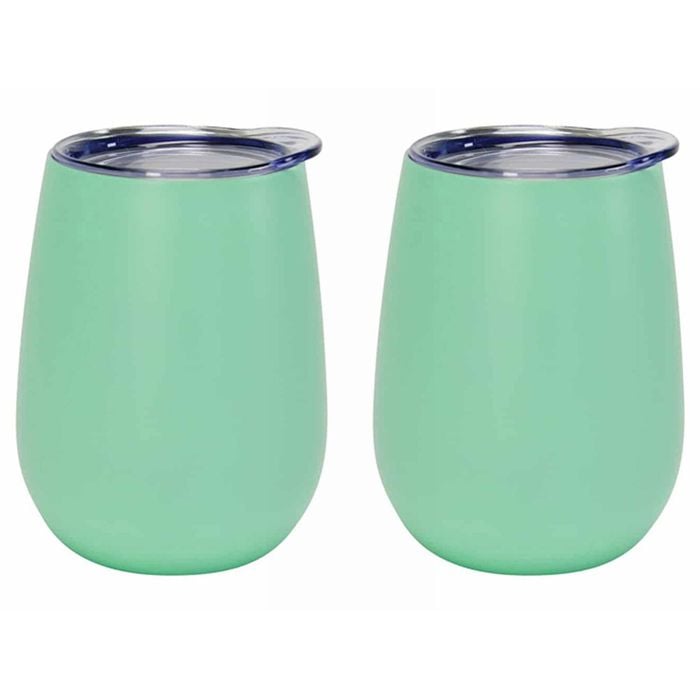 2PK Annabel Trends 295ml Stainless Steel Wine Tumbler - Gelato Mint