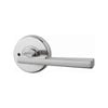 Lockwood 63mm Satin Chrome Velocity Hakea Privacy Leverset