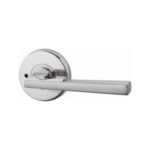 Lockwood 63mm Satin Chrome Velocity Hakea Privacy Leverset