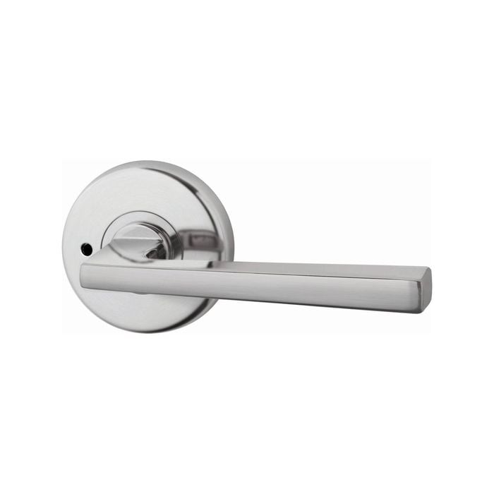 Lockwood 63mm Satin Chrome Velocity Hakea Privacy Leverset