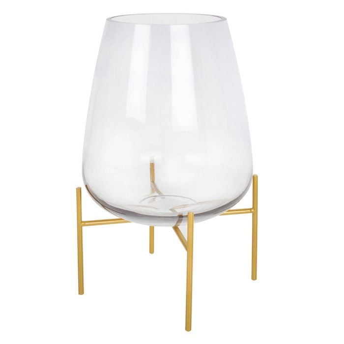 Maine & Crawford Bella 29x19cm Vase On Stand - Clear