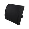 Memory Foam Back Support Cushion - Black
