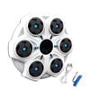Catzon Punching Training Machine with Music and LED for Kids Adults-White