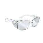 Bolle Safety Crystal Frame Clear Lens Platinum Safety Glasses