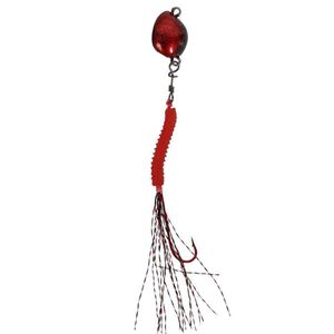 Vexed Bottom Worm Long Shank 15g Mutsu Fishing Jig Lure Red Worm