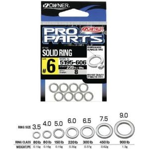 Owner 5195906 Solid Fishing Ring 9