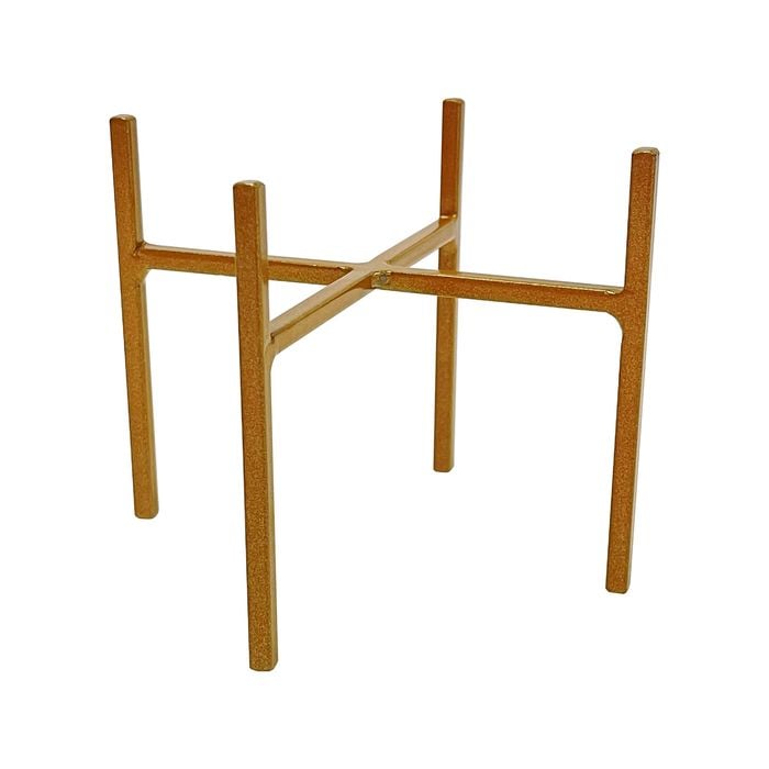 Brunnings 12.5cm Gold Serina Metal Plant Stand