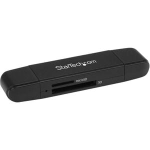 Startech.com Usb 3.0 Memory Card Reader For Sd And Microsd Cards - Usb-c And Usb-a - Portable Usb Sd And Microsd