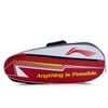 Li-Ning PaceCraft 6-in-1 Double Zipper Badminton Duffle Kit Bag | Easy Carry Handle | Material: Polyester | Size: L (Black)