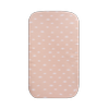 Living Textiles Organic Bedside Sleeper Fitted Sheet - Bohemian Bliss/dusty