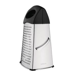 Vogue Heavy Duty 4 Way Box Grater Stainless Steel Kitchen Tool 254mm