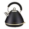 Morphy Richards Ascend Soft Gold Kettle 1.5L Satin 24X22X27cm Black  - Soft Gold, Satin Black