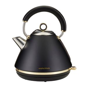 Morphy Richards Ascend Soft Gold Kettle 1.5L Satin 24X22X27cm Black  - Soft Gold, Satin Black