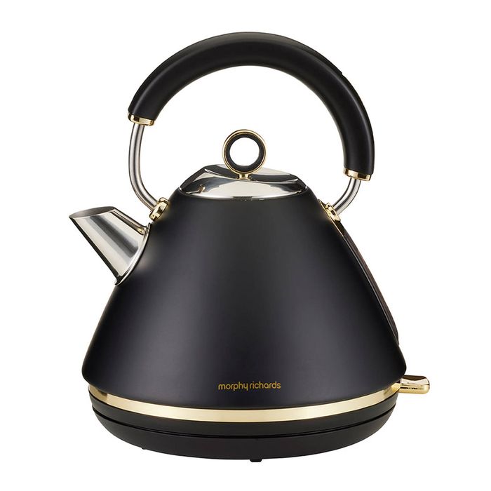 Morphy Richards Ascend Soft Gold Kettle 1.5L Satin 24X22X27cm Black  - Soft Gold, Satin Black