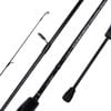 NNEOBA 2.2M Fast Action Spinning Rod Light Carbon Lure Rod Black