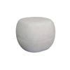 Modern Furniture ROCCO Indoor & Outdoor Pebble Side Table Stool - White Concrete