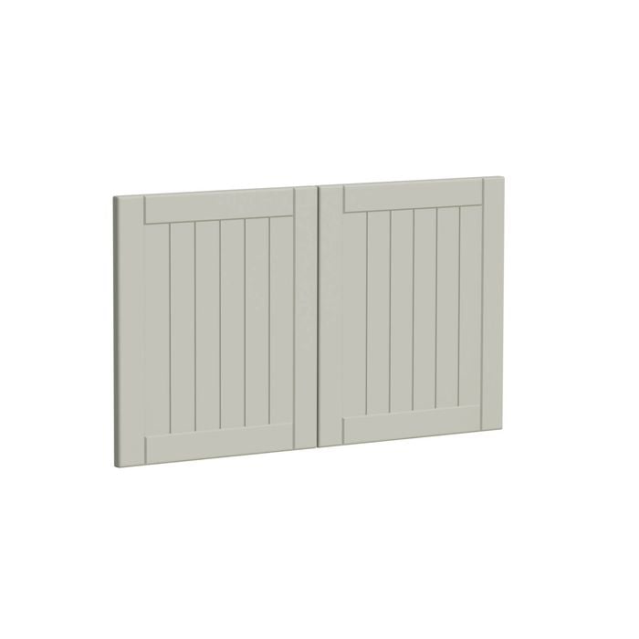 Kaboodle 800mm Pistachio Country Farmhouse Sink Doors - 2 Pack