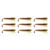 3x 3PK 4.5In Rapala Crush City The Imposter Plastic Prawn Lures - Motor Oil UV