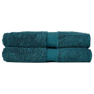 2pc Canningvale Royal Splendour Bath Sheet Set Azzurrite Teal Home/Bathroom