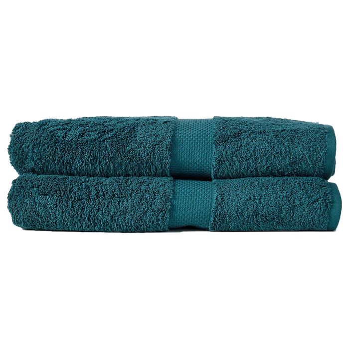 2pc Canningvale Royal Splendour Bath Sheet Set Azzurrite Teal Home/Bathroom