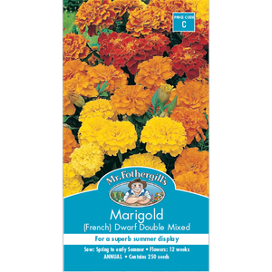Mr Fothergill's Dwarf Double Marigold Flower Seeds