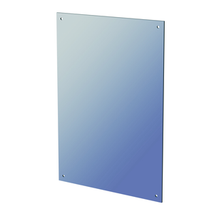 Stein 900 x 1200mm Holes And Domes Polished Edge Mirror