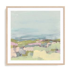 Artey | Sweet Scape I - Framed Print - Natural Frame - 100 x 100cm