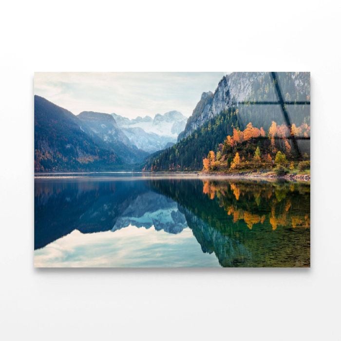 Dramatic Autumn Vorderer Lake  Print 100% Australian Made 120 x 90cm  (Acrylic)