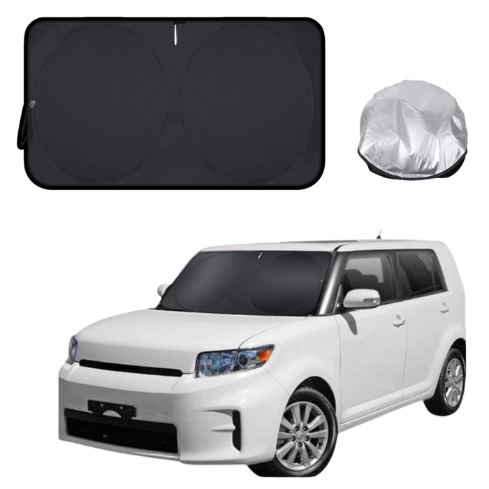 Front Windscreen Sun Shade for Toyota Rukus 2010 - 2015 - Standard 150 x 85 cm - Black