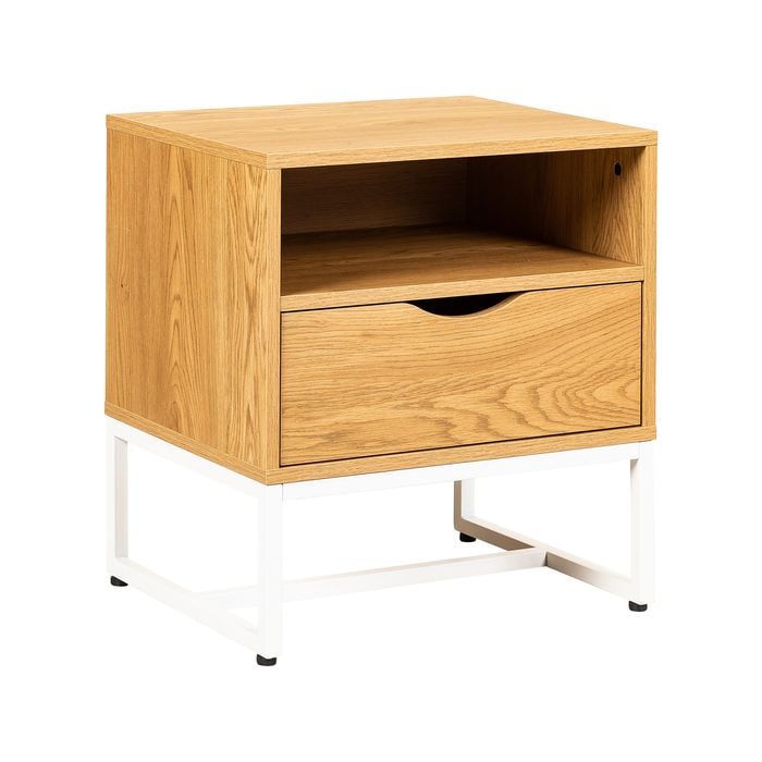 Coast bedside table with a shelf  - Natural