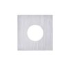 Lockwood Large Satin Chrome Velocity Passage Square Rose Trim