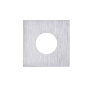 Lockwood Large Satin Chrome Velocity Passage Square Rose Trim