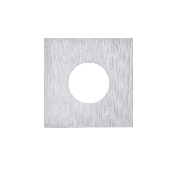 Lockwood Large Satin Chrome Velocity Passage Square Rose Trim