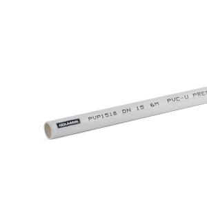 Holman 15mm x 3m Class 18 PVC Pressure Pipe
