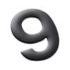 Sandleford 50mm Black Mode Self Adhesive House Number 9