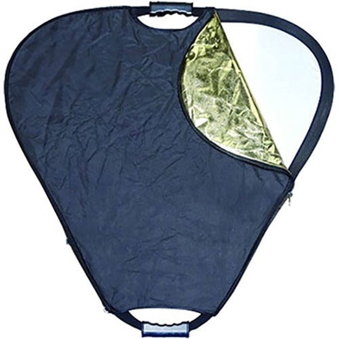 PHOTTIX - REFLECTOR 5IN1 120CM TRIANGLE - GOLD, SILVER, WHITE BLACK & TRANSLUCENT