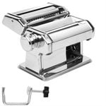 Vikus Pasta Maker – Manual Steel Machine With 8 Adjustable Thickness Settings