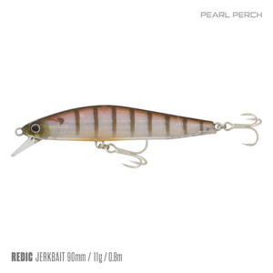 Samaki Redic SF90 Jerkbait Hard Body Fishing Lure Pearl Perch