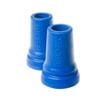 Crutch Tips 17mm Ferrules - Durable Walking Stick & Crutch Tips For Safe Support - Blue